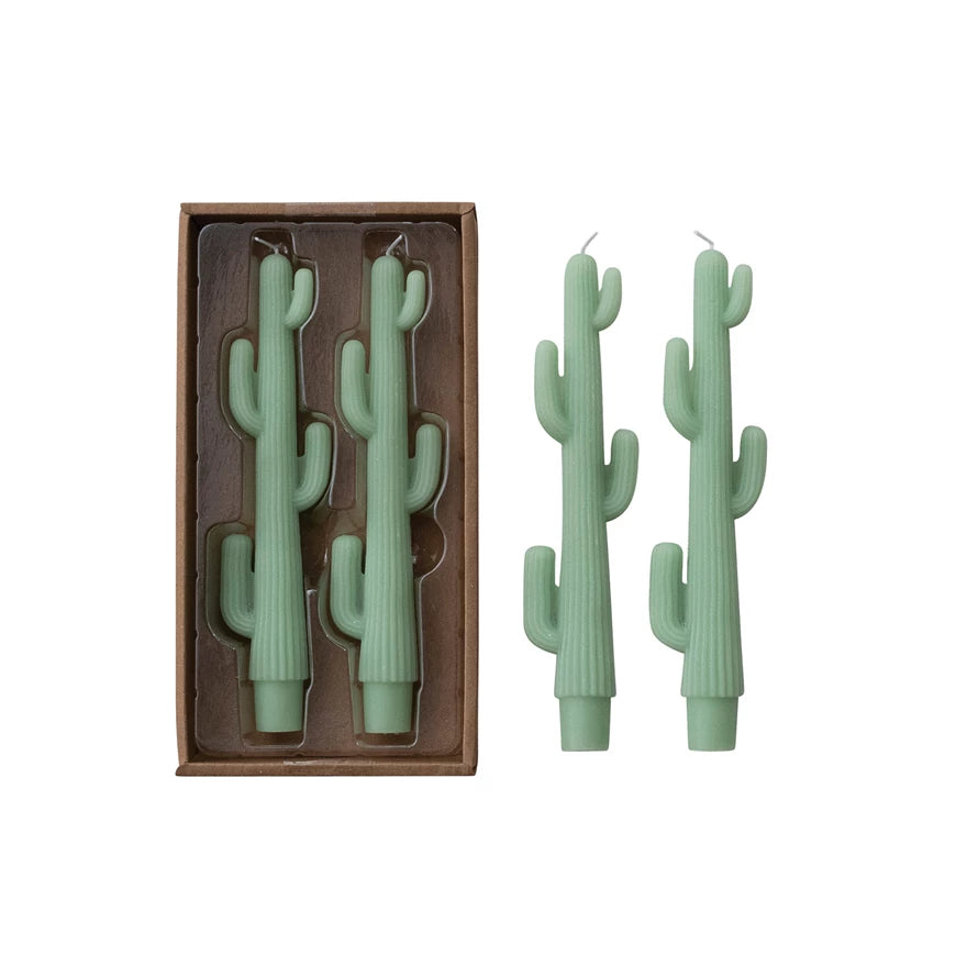Cactus Shaped Taper Candles