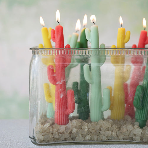 Cactus Shaped Taper Candles