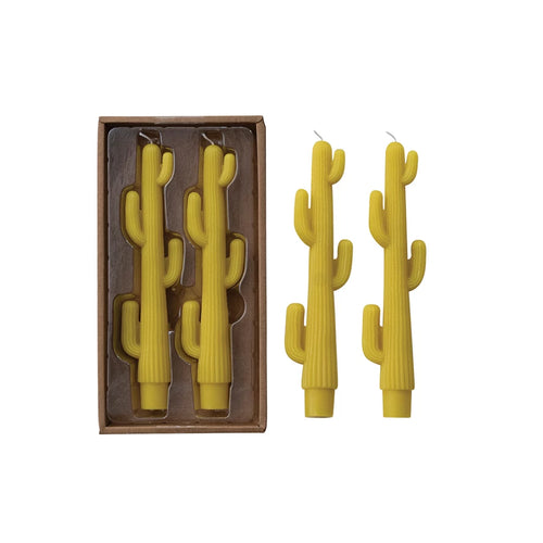 Cactus Shaped Taper Candles