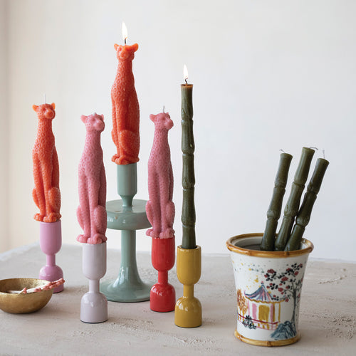 Leopard Shaped Taper Candles