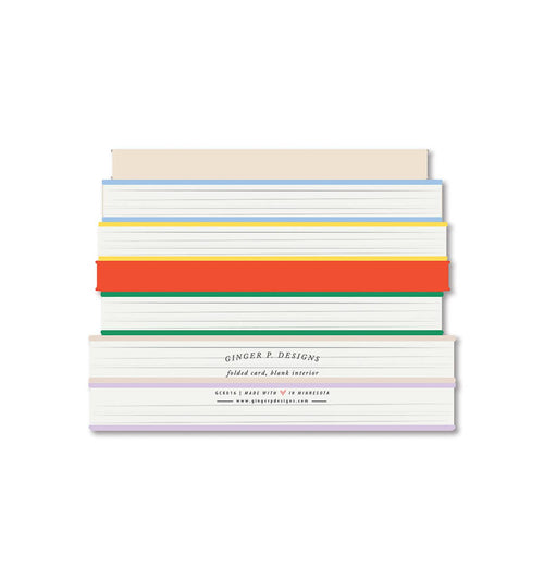 Baby Books Die-cut Card