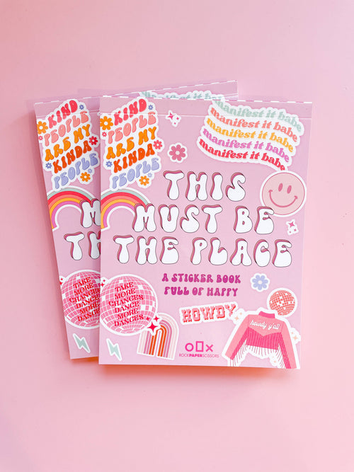 This Must Be the Place Sticker Book