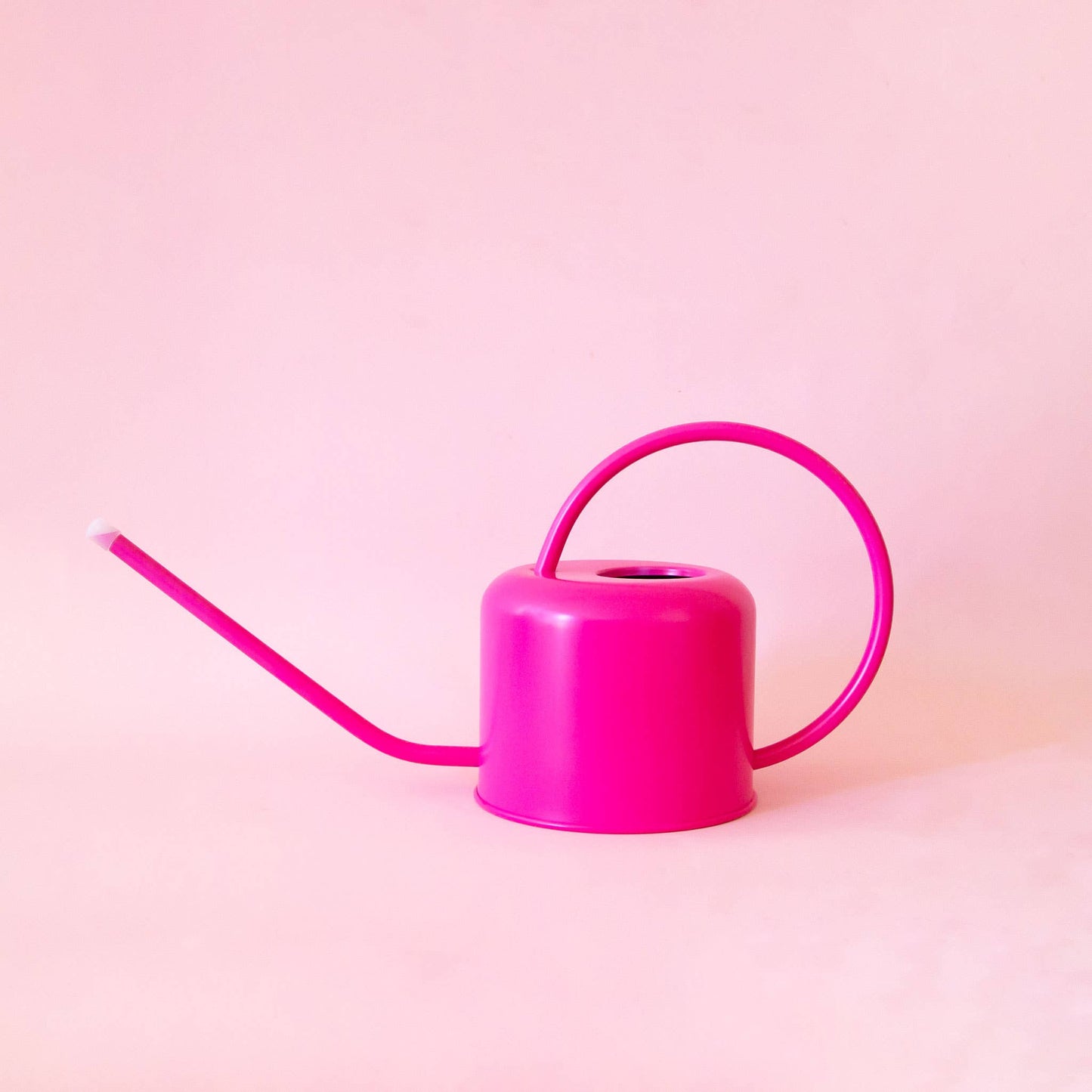 small watering can for indoor plants Hot Pink Metal Watering Can – RunningonBlooms