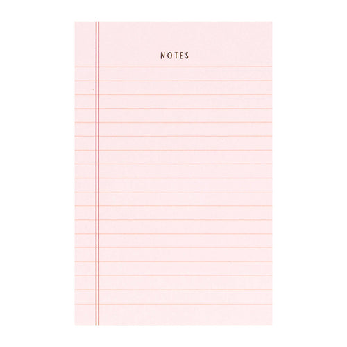 Pink NOTES Notepad