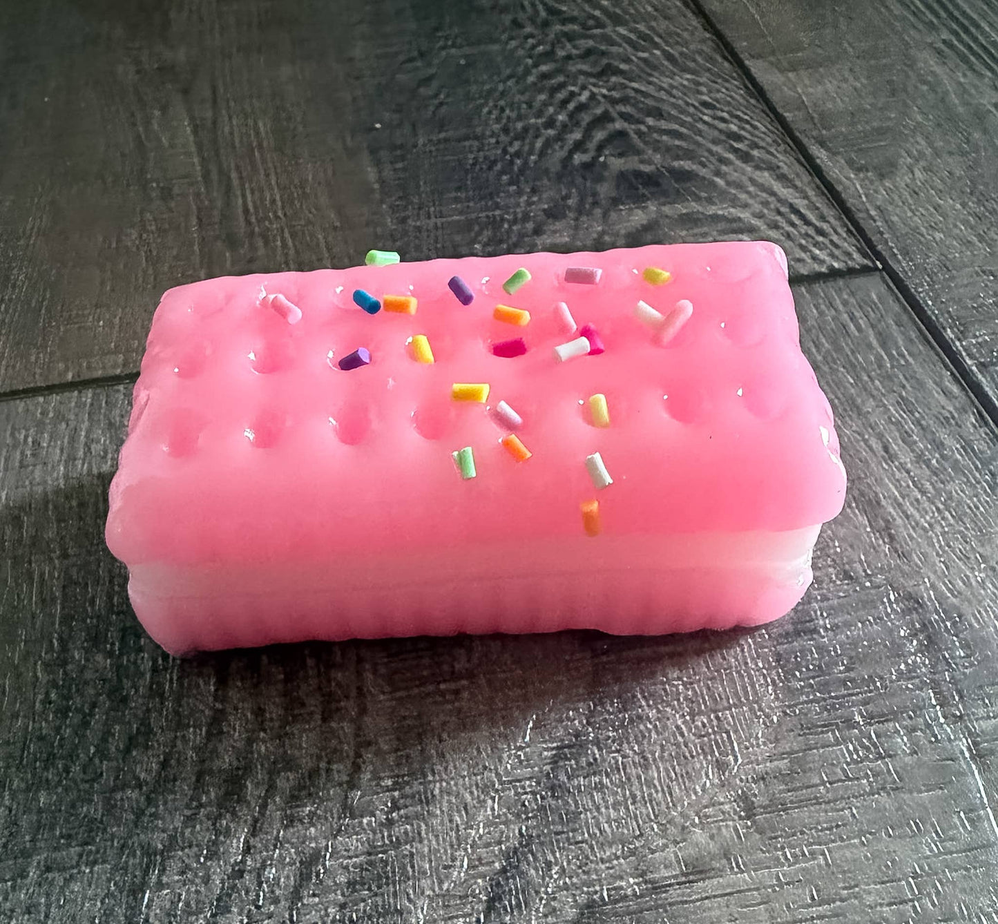 Pink Sandwich Cookie Squish Toy
