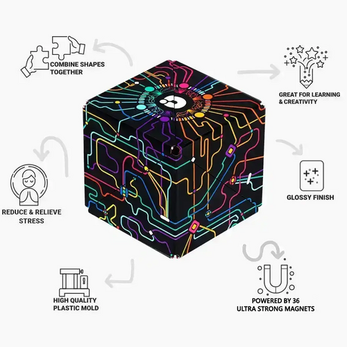 Shashibo Magnetic Puzzle Cube - Q Dot Map