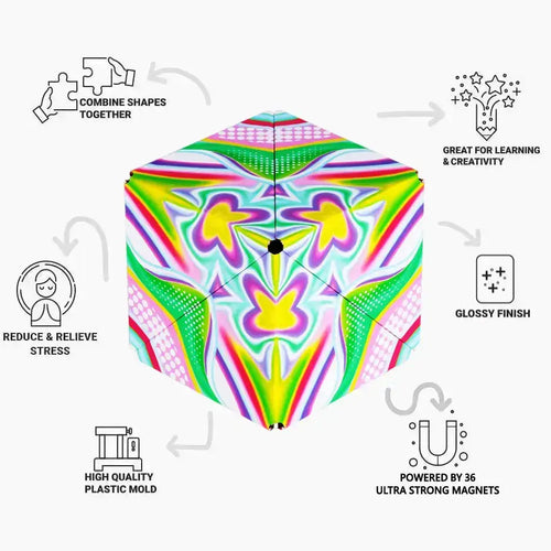 Shashibo Magnetic Puzzle Cube - Metamorph