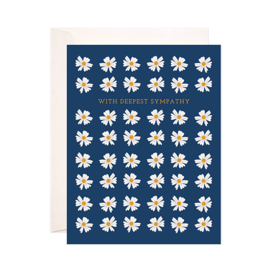Daisies Sympathy Card