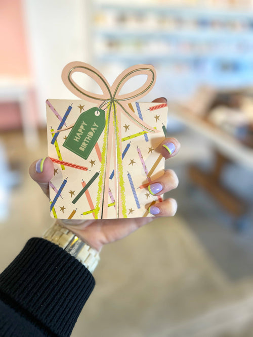 Birthday Gift Die-cut Card