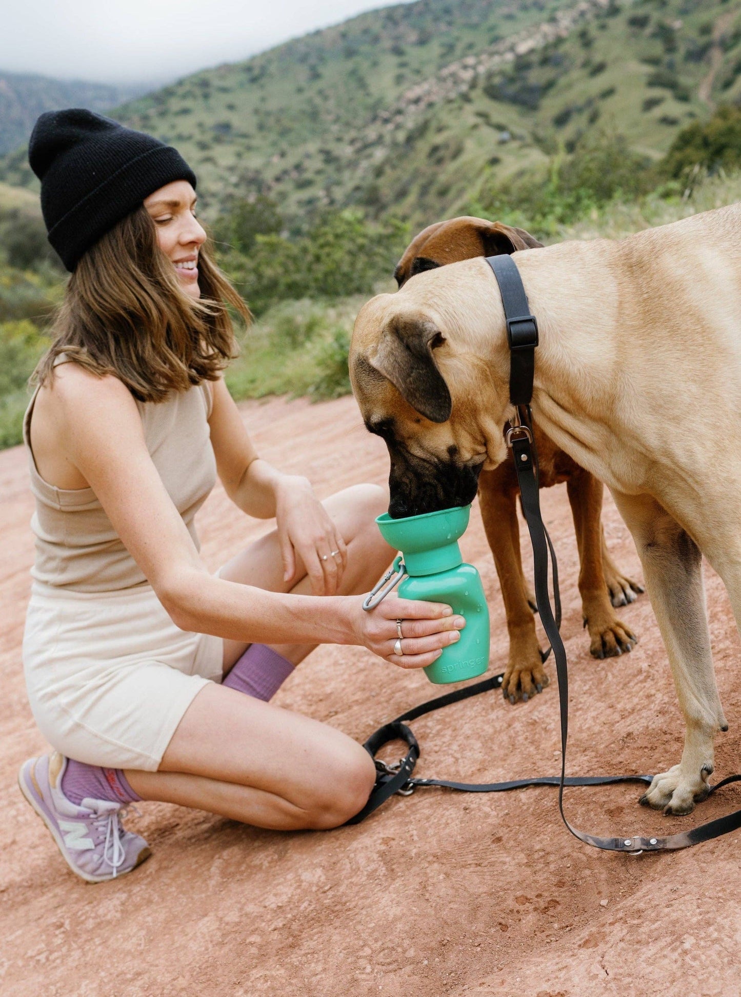Dog Travel Water Bottle - 20oz Flip