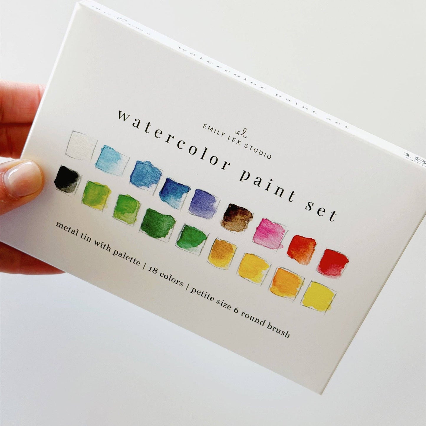 Watercolor Set - 18 Colors with Brush