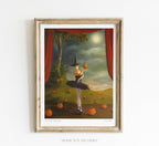 Dance Of The Pumpkin Patch Art Print - 8.5" X 11"