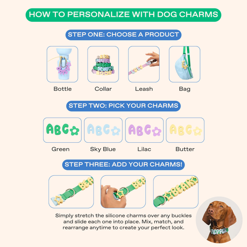 Silicone Dog Collar Charms