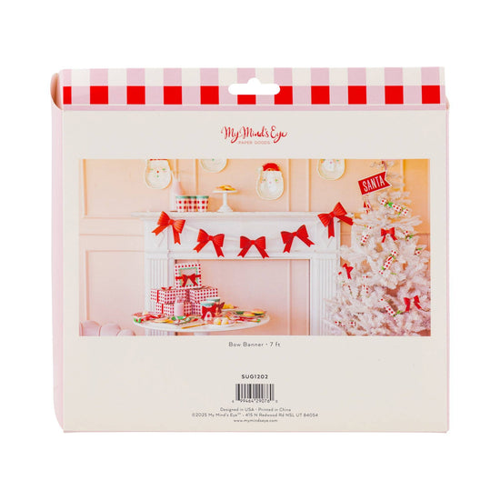 Red Bow Banner