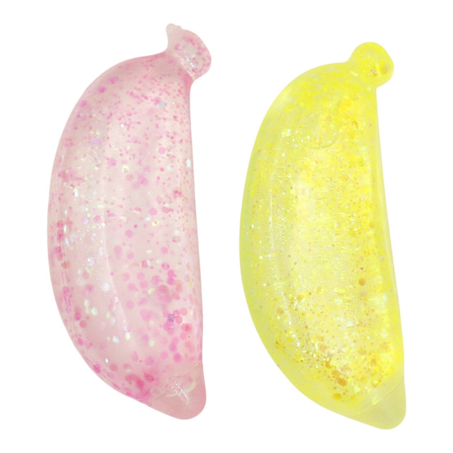 Glitter Banana Squishy Toy