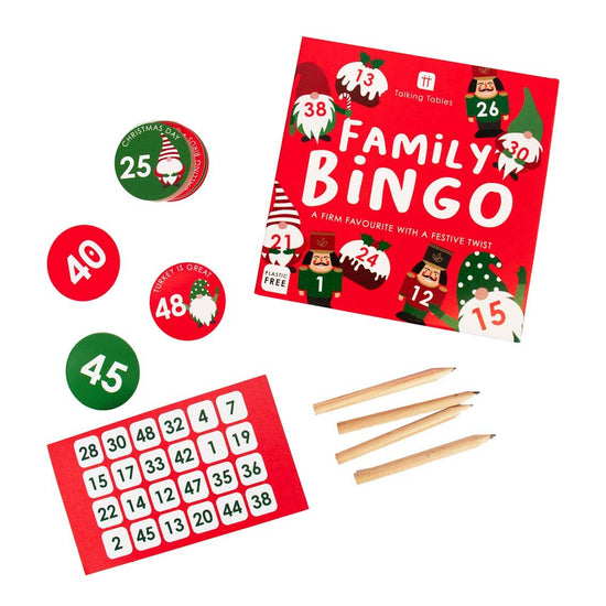 Nutcracker Family Bingo Game