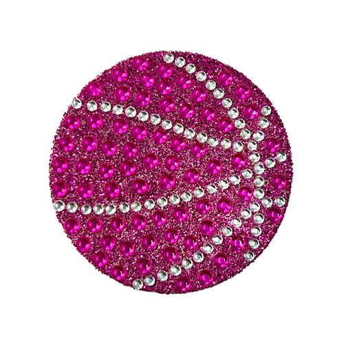 StickerBeans Pink Basketball 2" Sticker