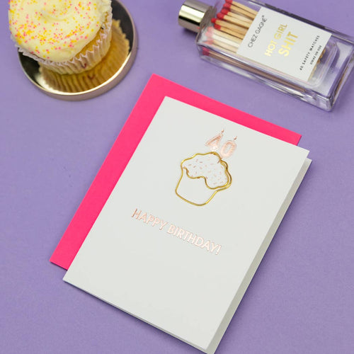 Happy Birthday 40 Milestone Paperclip Card