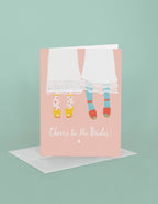 Bride & Bride Dresses Greeting Card
