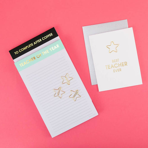 To Complete After Coffee - Lined Notepad - Perforated Sheets - Black