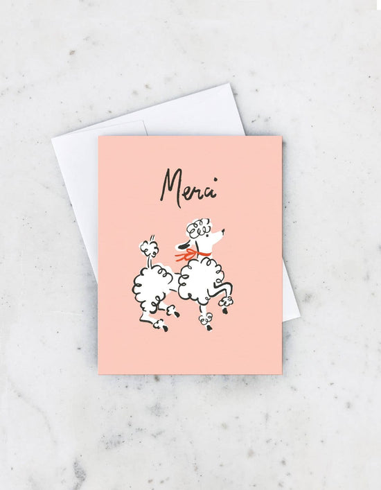 Merci! Thank You Greeting Card