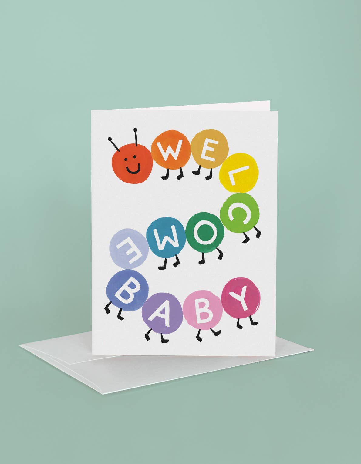 Welcome Baby Caterpillar Greeting Card