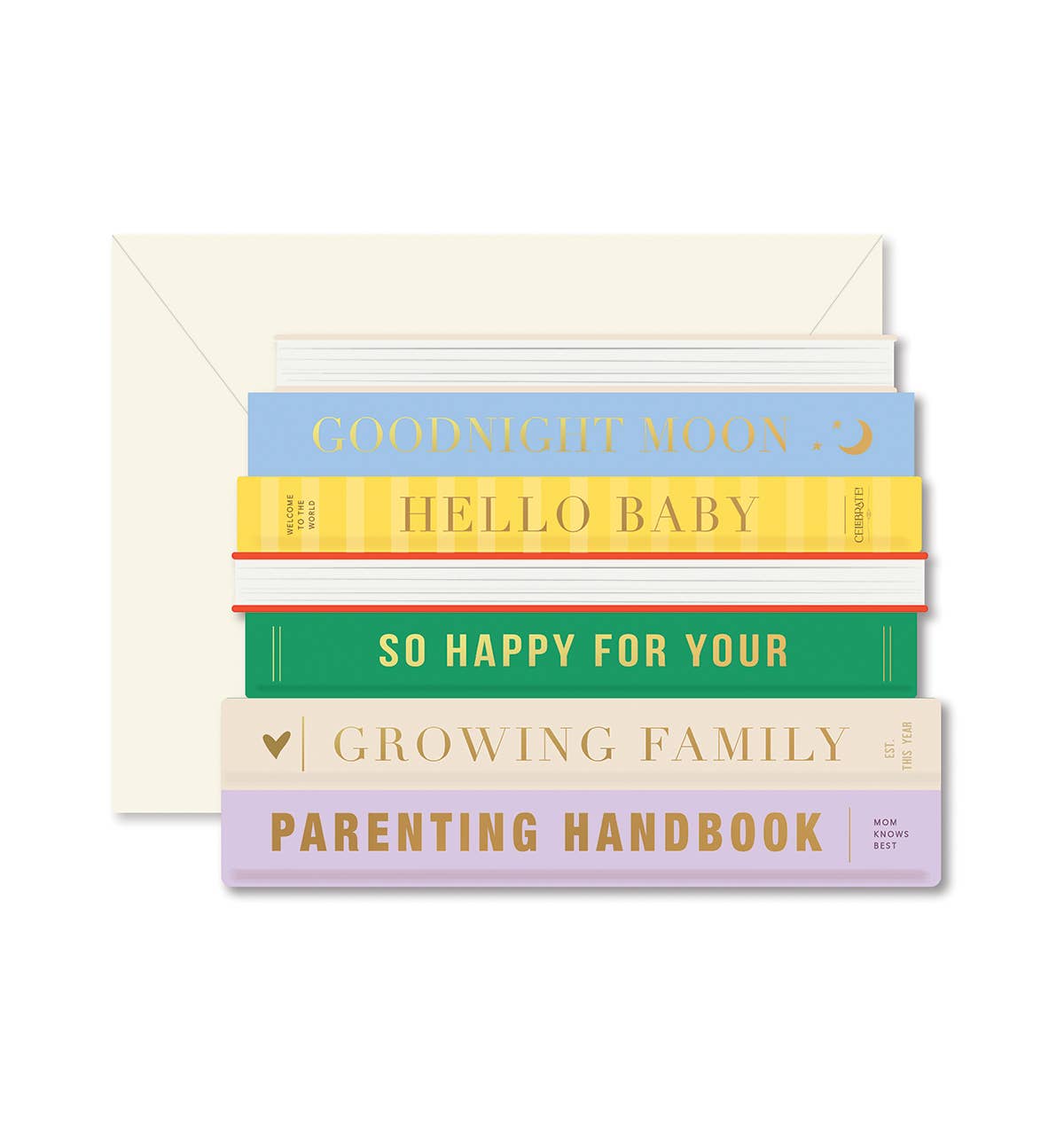 Baby Books Die-cut Card