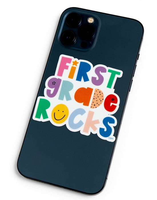 First Grade Rocks Sticker