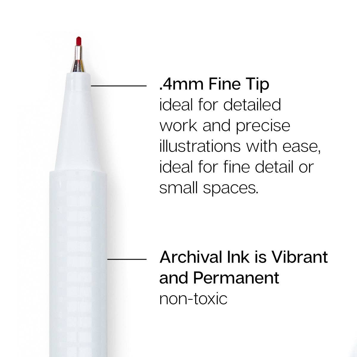 Fine Line Pens - Water-Based Ink - 24 Colors