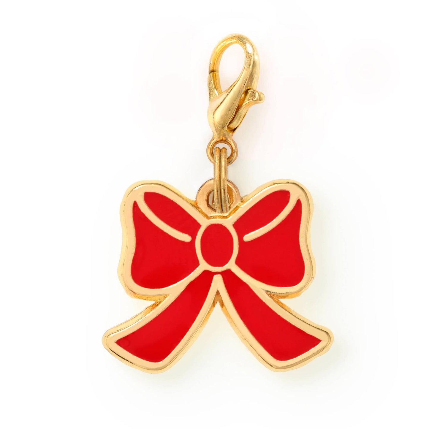 Dog Collar Charm - Red Bow