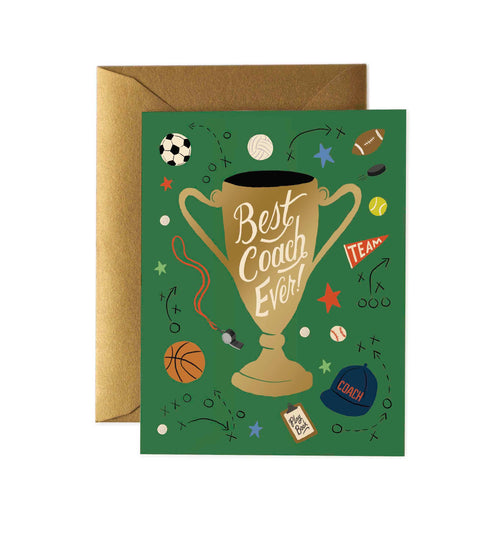 Best Coach Ever Card