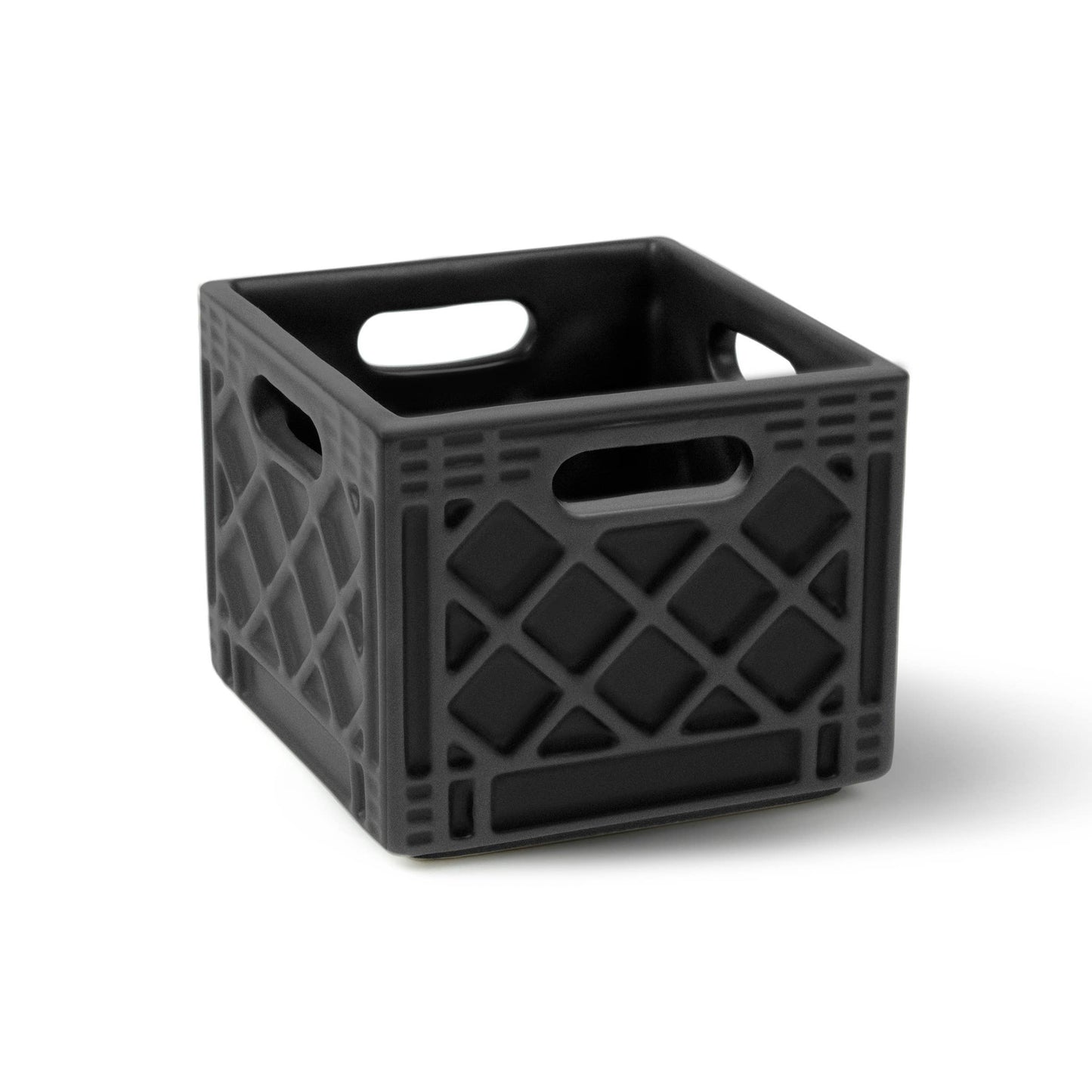 plastic crate planter Genuine Fred Fancy Plants Milk Crate, Planter