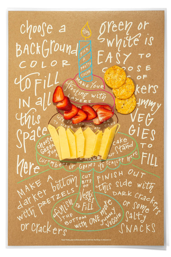 Charcuterie Cheat Sheet - Birthday Cupcake