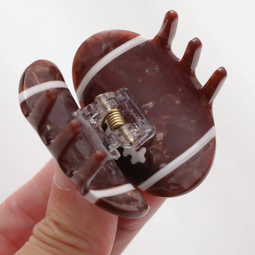 Football Mini Hair Clip