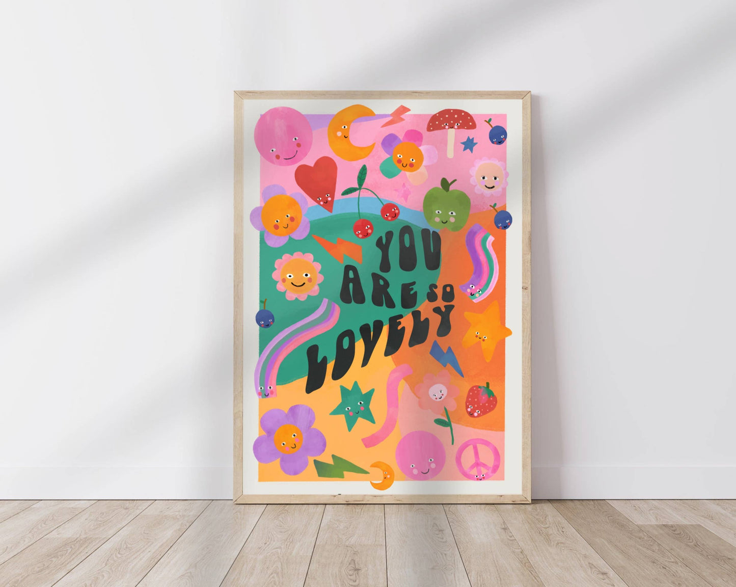 Lovely You Art Print - Small A5