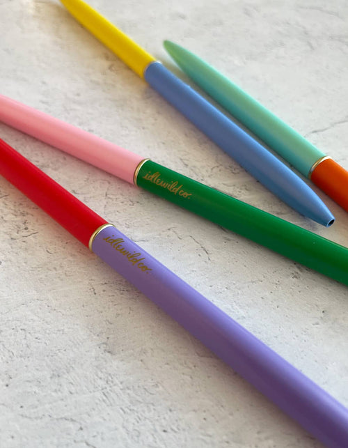 Rainbow Duotone Slim Pen Set