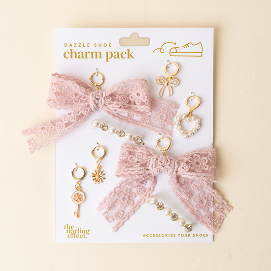 Dazzle Shoe Charm Pack-Key To My Heart