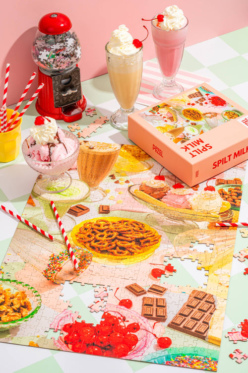 Spilt Milk 500 Piece Jigsaw Puzzle
