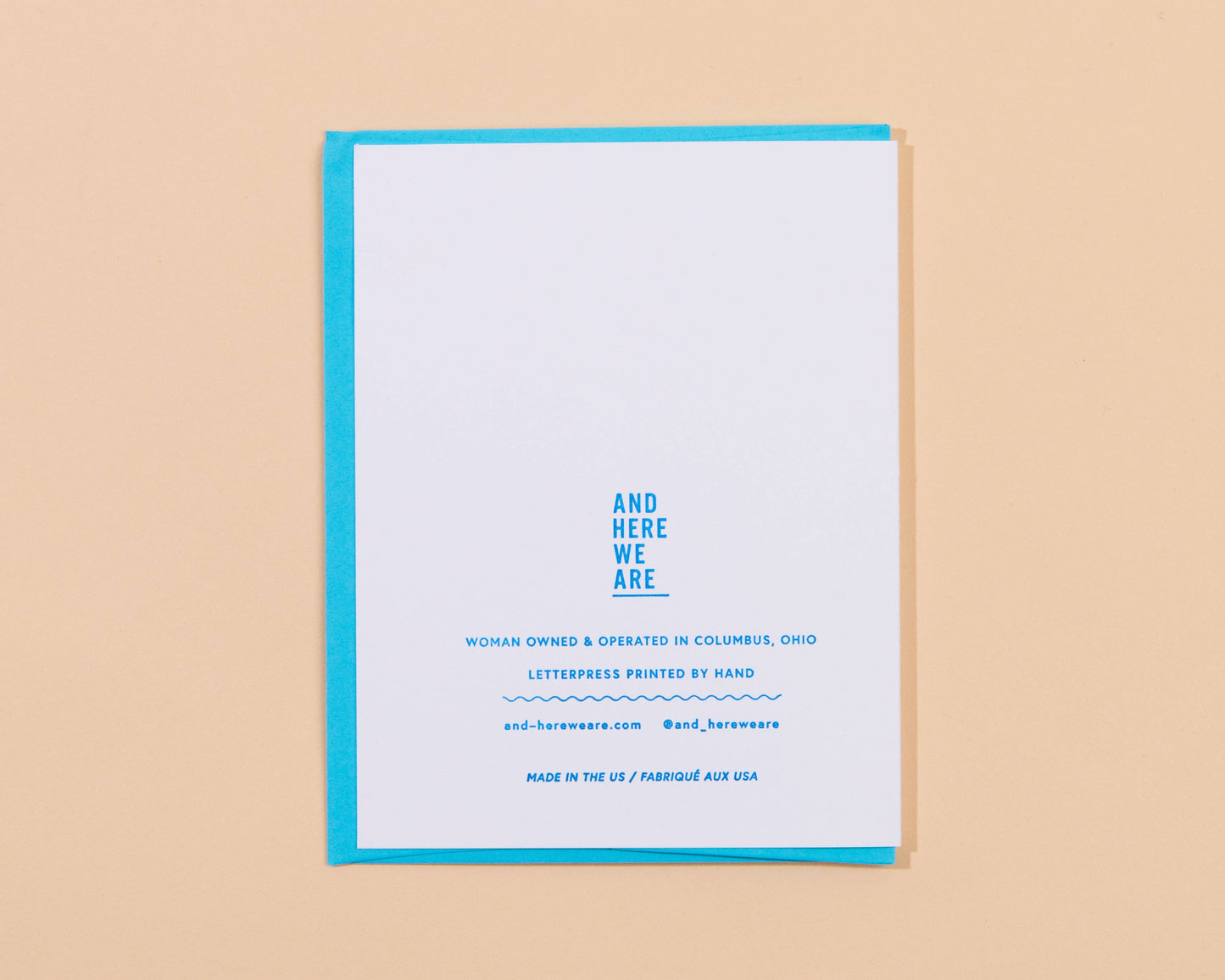 #1 Dad Ribbon Letterpress Greeting Card