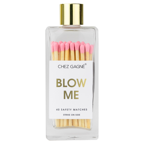 Glass Bottle Matchsticks - Blow Me