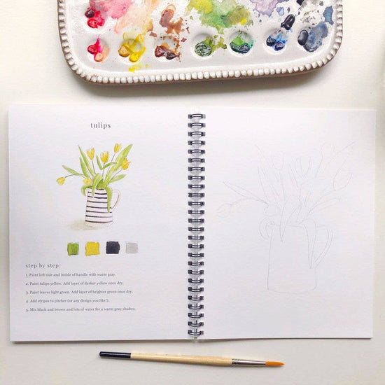 Watercolor Workbook - Flowers