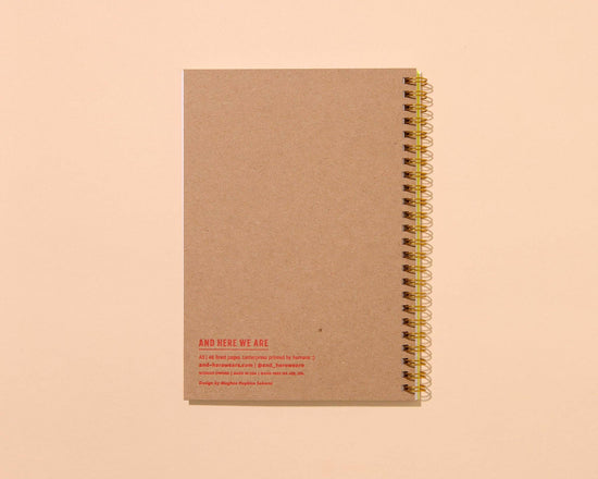 Hot Dogs Letterpress Spiral Notebook