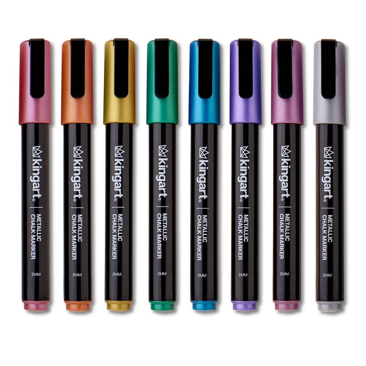 Chalk Markers – Metallic Palette, 8 Colors