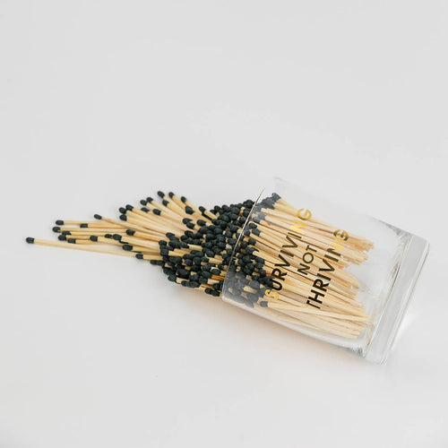 Surviving Not Thriving Match Set + Rocks Glass Duo