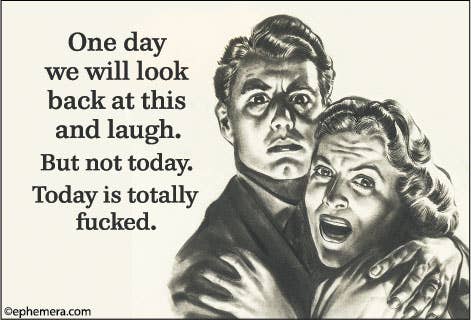 MAGNET: One day we will look back at this and laugh...