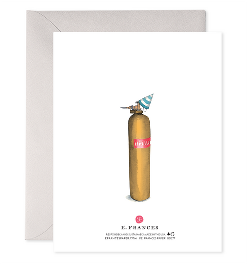 Helium 70 Birthday Card
