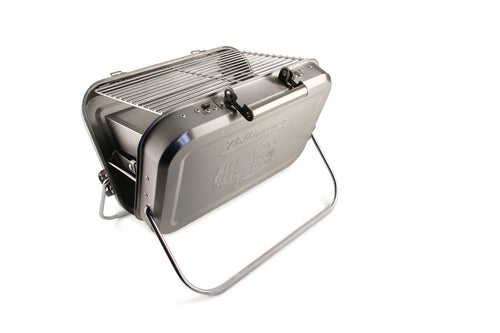VW Bus Portable Outdoor Camping BBQ Grill - Stainless Steel