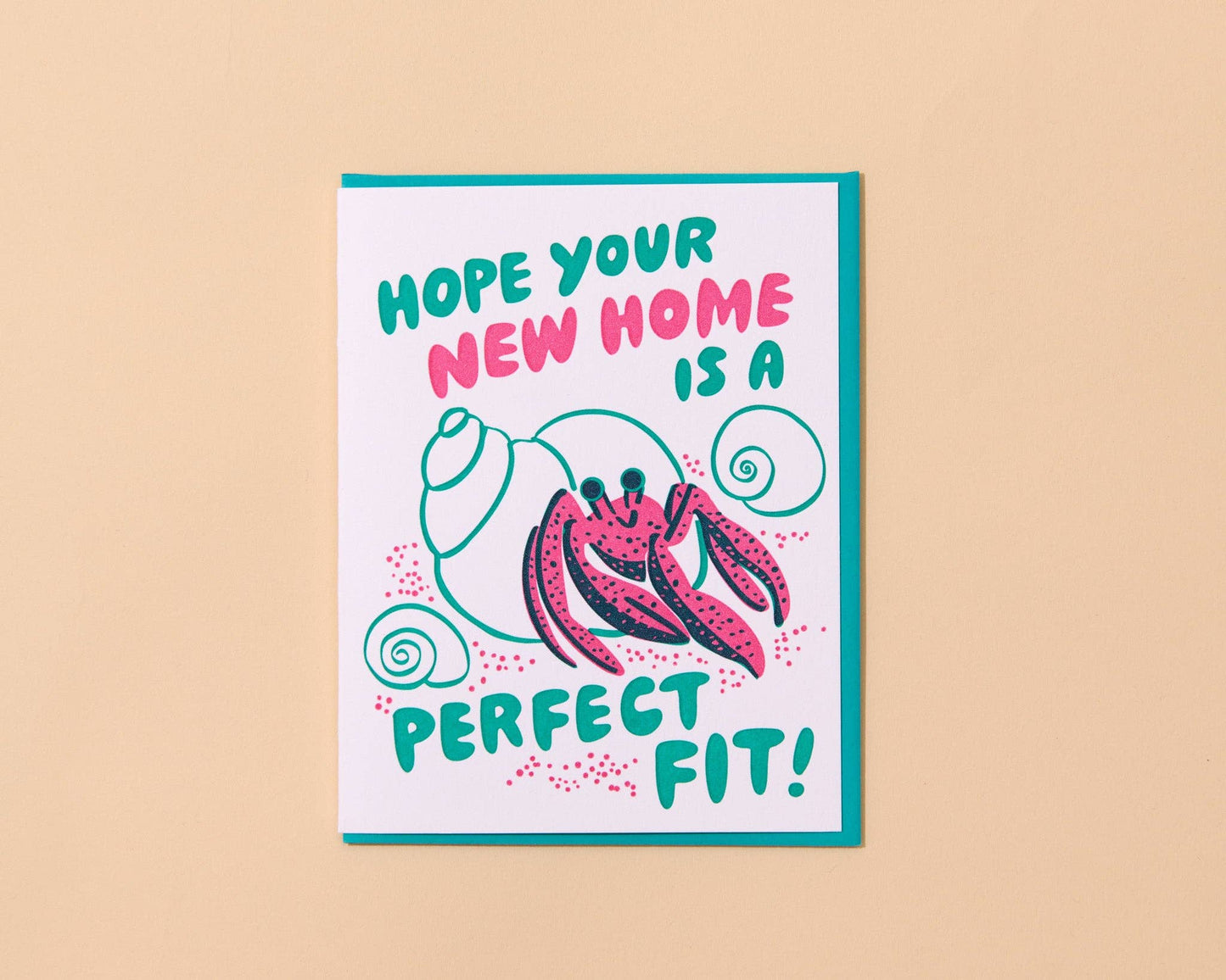 New Home, Perfect Fit Letterpress Card