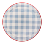 Hamptons Chambray Gingham Plates - 8 ct.