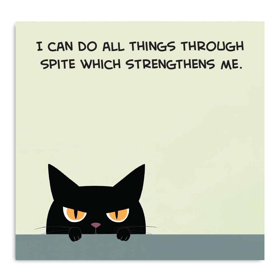 I Can Do All Things Through Spite Sticky Notes